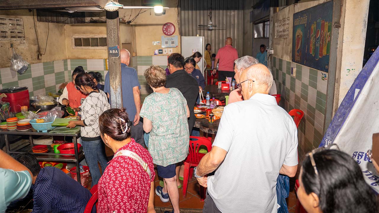 Street food in Siem Reap Cambodia